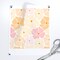 Retro Floral Pink Yellow Orange Pastel Flowers Custom Printed Fabric by Spoonflower Various Fabrics by the Yard or Fat Quarter